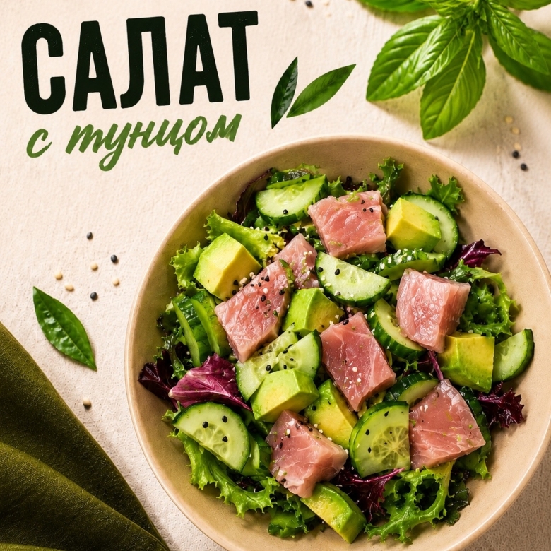 Зеленый салат
